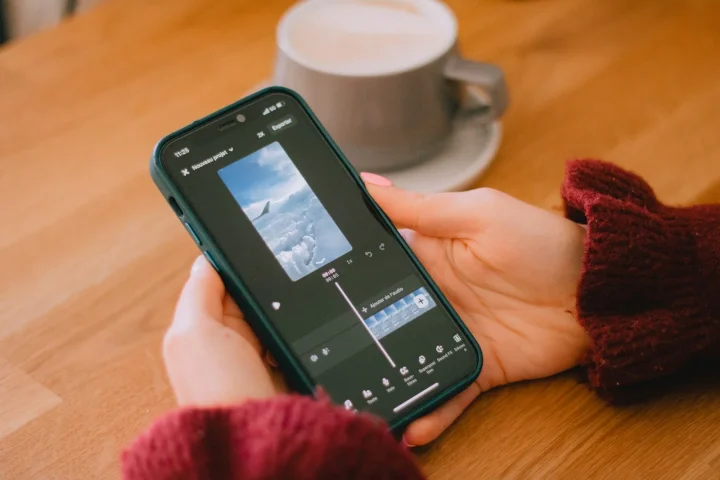 Montage d’une vidéo sur smartphone