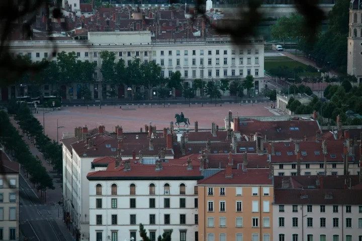 Aerial view of a city